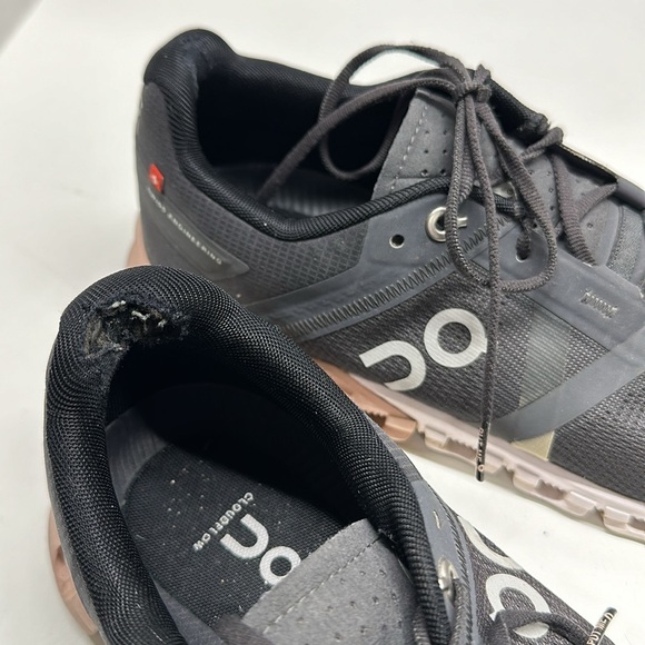 On Cloud Heloin Cloud Tech Lace Up Sneakers Shoes Shoe Pink Gray Women's Size 11 - Picture 9 of 10